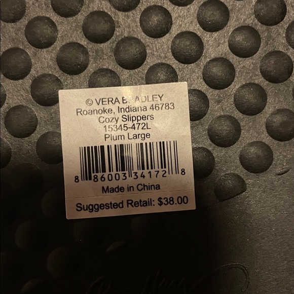 Vera Bradley Purple and Multicolor Slippers - Picture 6 of 6